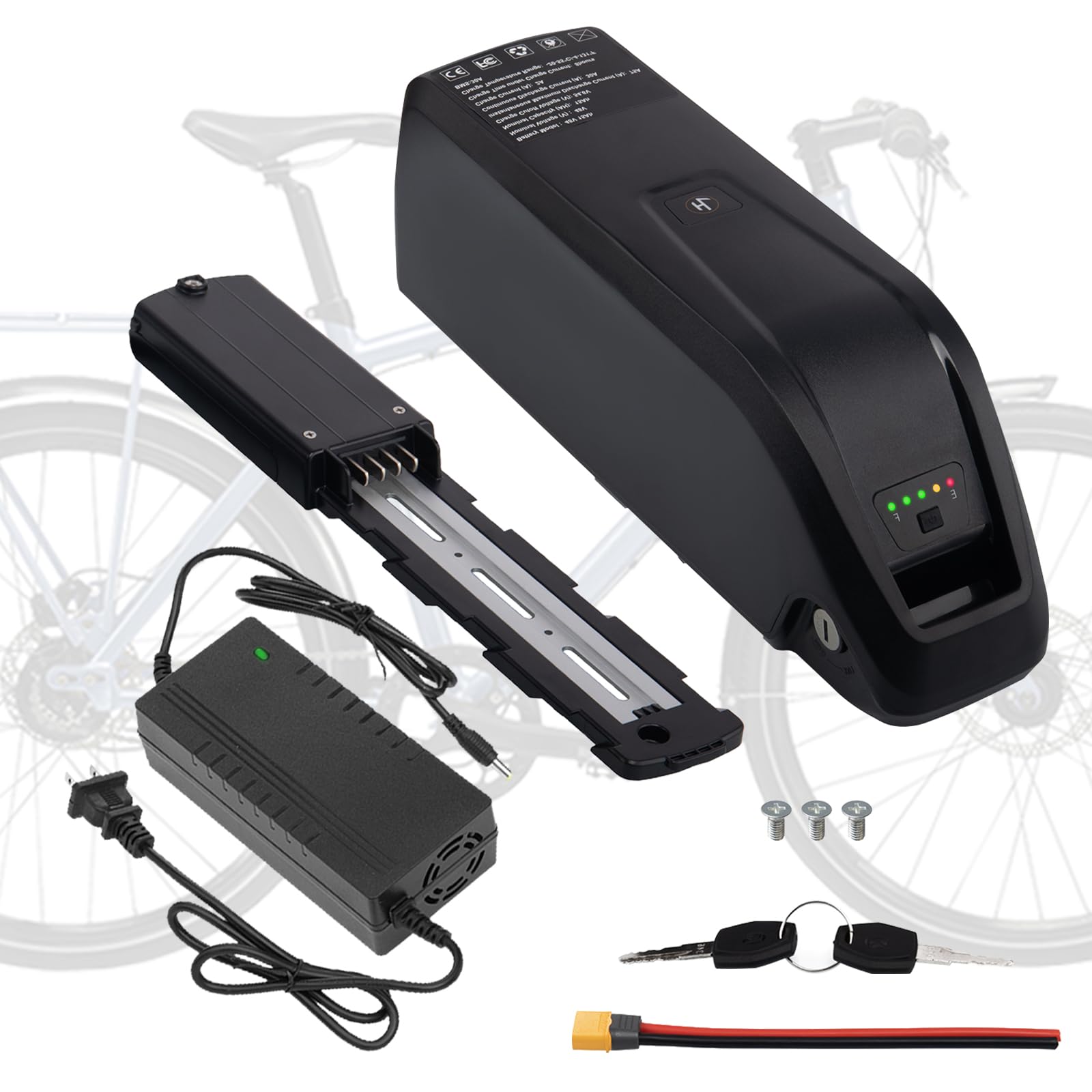 Amazon.com: Meaycoty 48V 15.6Ah Ebike Battery Pack with 40A